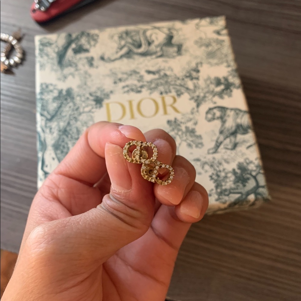 Dior CD earrings